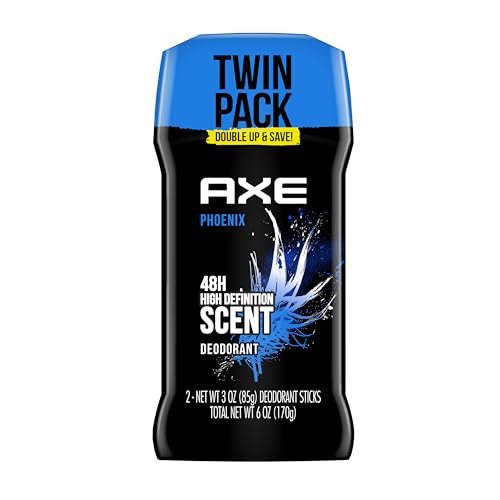 Axe Deodorant Stick, Phoenix, Twin Pack, 6 Ounce