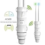 Si nuestro amplificador de señal WiFi inalámbrico para exteriores AC600 funciona mal, no hay nada de qué preocuparse, ofrecemos un reemplazo gratuito dentro de un año. El paquete incluye: 1 x Wi-Fi AP / Range Extender / Router, 2 x Antena Omni desmontable, 1 x Cable de red RJ-45, 1 x Adaptador de corriente, 1 x Convertidor POE, 1 x Soporte del cuerpo principal, 2 x Bridas , 1 x accesorios de tornillo, 1 x guía rápid