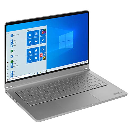 Evoo 14.1” Ultra Slim Notebook - Elite Series, FHD Display, AMD Ryzen 5 3500U Processor with Radeon Vega 8 Graphics, 8GB RAM, 256GB SSD, HD Webcam, Windows 10 Home, Silver, EVC141-12SL