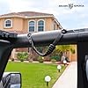 SEVEN SPARTA 4 Pack Roll Bar Grab Handles Compatible with Ford Bronco 2021 2022 2023 2024 24 Door, Paracord Grip Handle, Replacement for Bronco Interior Accessories (Not Compatible with Bronco Sport).