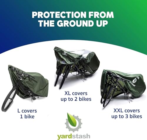 Housse de vélo YardStash imperméable pour le rangement extérieur de vélos et VAE - 7