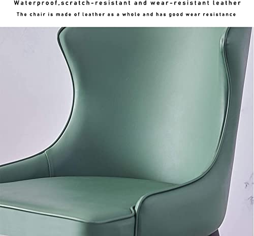 Eetkamerstoelen met Pu-kussen en metalen poten Mid Century Modern Accent Chair Gestoffeerde eetkamerstoelen voor Home Side Chair - Afbeelding 5