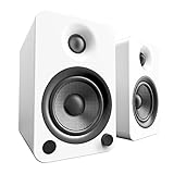 Kanto YU4 Powered Speakers with Bluetooth and Phono Preamp, Matte White (Renewed)
