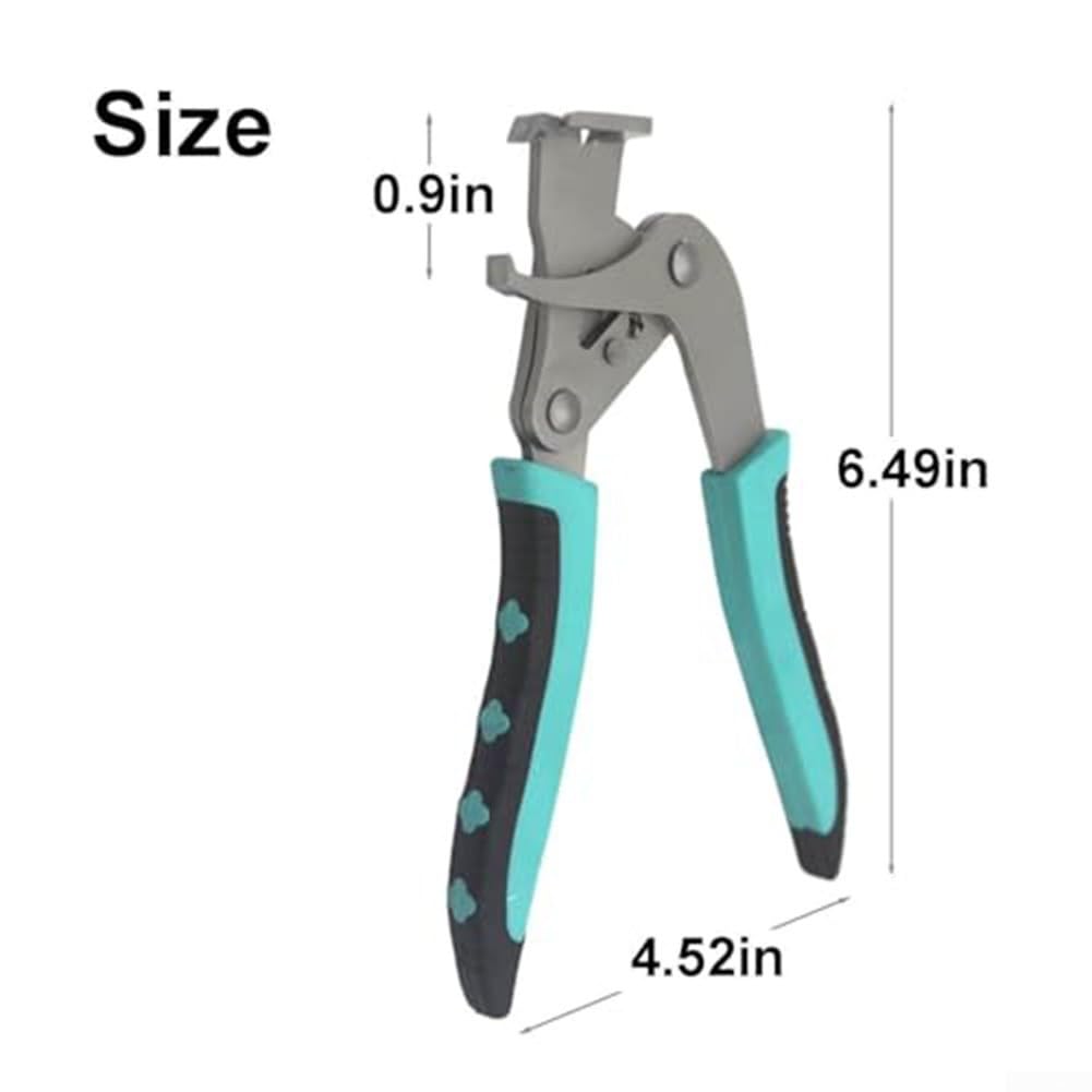 DAZZLEEX Pinze per rimozione clip auto con impugnatura in PVC antiscivolo meccanismo a molla per un facile fissaggio clip fibbia rivetti estrazione per interni esterni del veicolo pannelli di