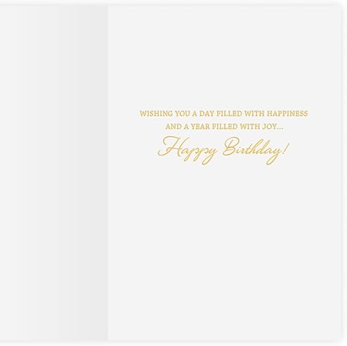 Miniatura 2 de The Gallery Collection, Paquete de 1 tarjeta, tarjeta de cumpleaños con sobre forrado de perlas (cumpleaños brillante)