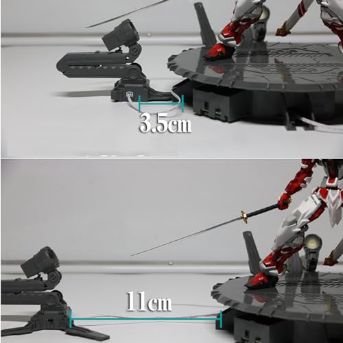 Base de cintre LED avec support d'action pour scène Gunpla