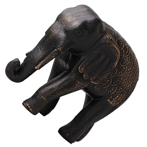 Statuette di elefanti: con un delicato design a forma di elefante, porteranno un'atmosfera artistica al tuo spazio abitativo, elefante decorativo in resina
