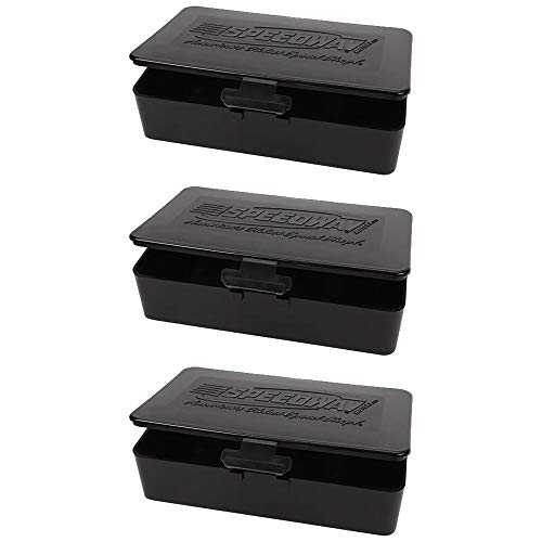Speedway Motors Black Plastic Quick Change Gear Storage Box 3 PK