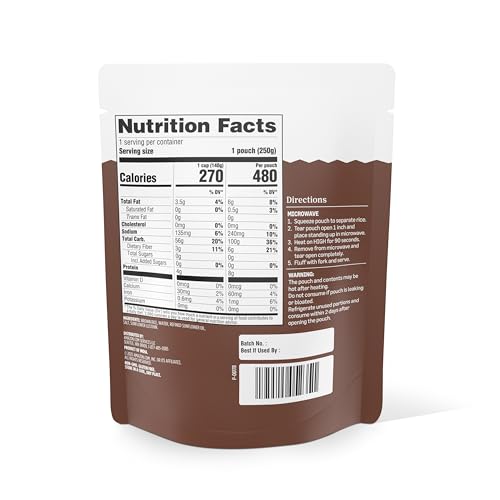 Image of Amazon Grocery, 90 Second Whole Grain Brown Rice, 8.8 Oz