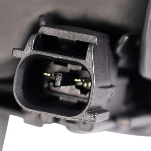 Image of TRQ Performance Driver and Passenger Side Headlight Assembly Set Black Housing Compatible with 14-20 Toyota 4Runner