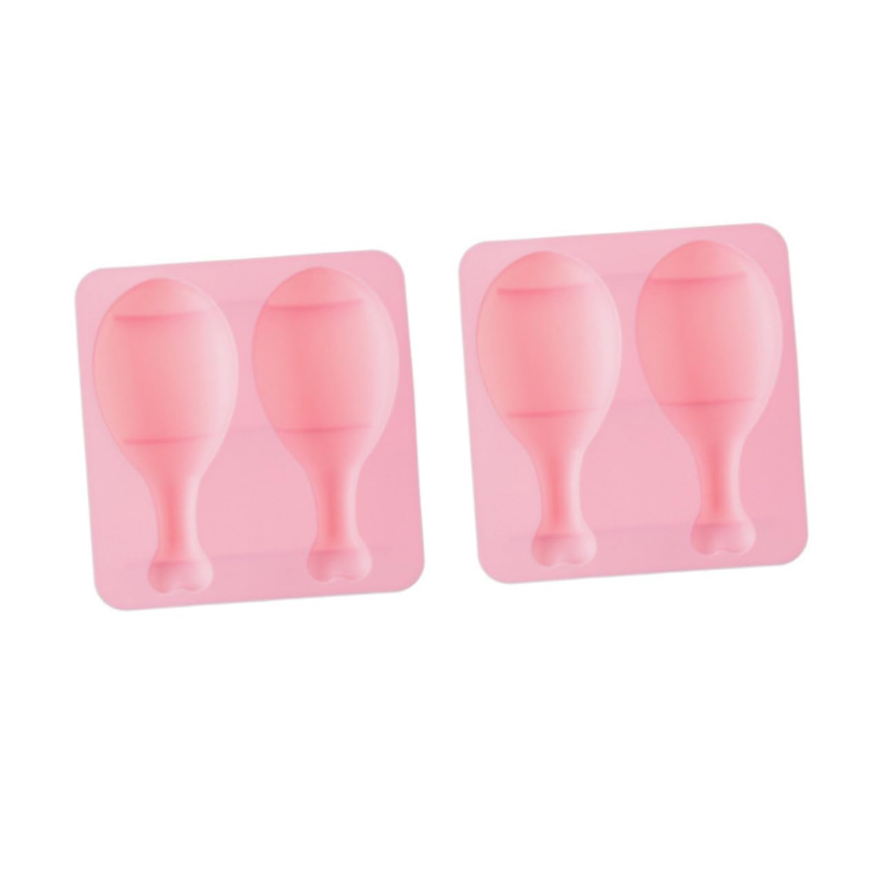 Abaodam 6pezzi Moldi Silicone Forma Di Coscia Di Pollo Per Torte e Biscotti Attrezzo Per Dolci Silicone Per Cucinare Rosa