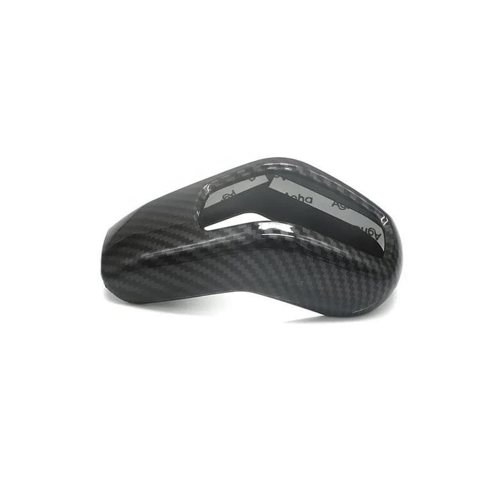 HYASDBWE for Range Rover Sport 2014 2015 2016 2017 Carbon Fiber ABS Plastic Car Gear Shift Knob Decorative Cover Gear Shifter Parts