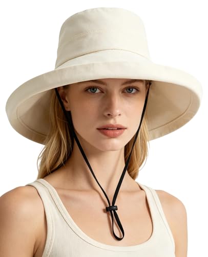 Sombrero de sol para mujer con ala ancha para verano miniatura 1