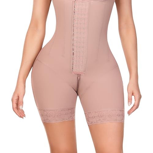 Ann Chery 5165 Shapewear Bodysuit Hourglass Silhouette | 4 levels of hooks, Waist Compression and Lifting | Faja Colombiana4