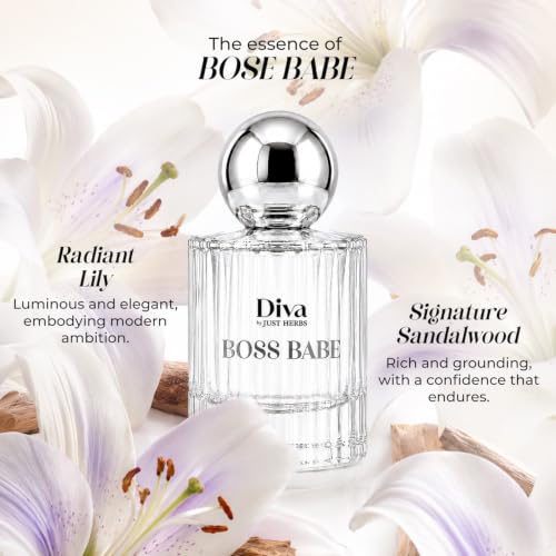 Image of Just Herbs Diva Boss Babe Eau De Parfum 30ml | Premium Women's Perfume