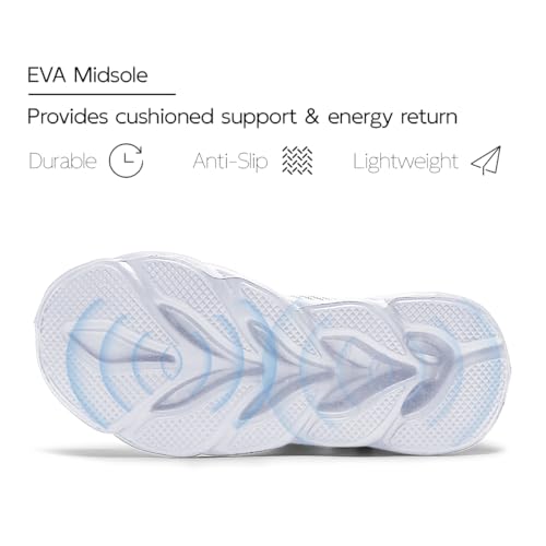 Image of EGMPDA Mens Shoes Running Slip On Tennis Walking Shoes Lightweight Breathable Sneakers for Gym Work Casual Soft Sole Trainers Non Slip Athletic Footwear