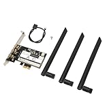 BCM943602CS PCIE WiFi Card, 3 Antenna Design, 1750Mbps Wide Coverage, BT 4.0, for Win10 11, OS X