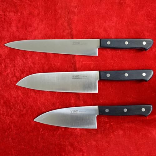 ヤスキハガネ製 包丁3本セット(三徳包丁、柳刃包丁、中出刃包丁)