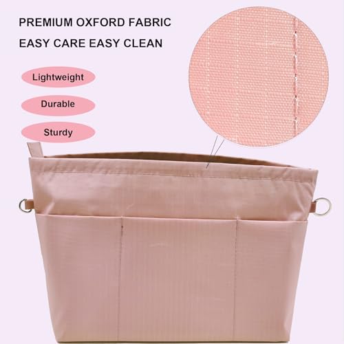 Image of Handbag Tote Purse Organizer Insert, X Large, Pink