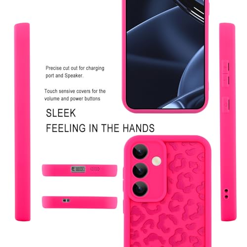 Image of Compatible with Samsung Galaxy S25 Plus Case, Hot Pink