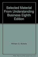 Selected Material From Understanding Business Eighth Edition 0073512389 Book Cover