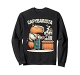 Funny Capybara Barista Coffee Graphic