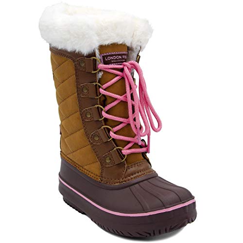 LONDON FOG Girls Beckenham Cold Weather Snow Boot
