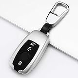 Material: Aluminiumlegierung Schutz der Autoschlüsselhülle ， Für Mercedes Benz E43 W213 E300 E400 E C Klasse W205 W204 W203 W210 W211 GLC GLS GLA