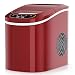 Produktbild DREAMADE Eiswürfel Maschine, Eiswürfelbereiter Ice Maker, 2 Eiswürfel-Größen wählbar, 6-13 Minuten Produktzeit, Eiswürfelzubereiter Eismaker Eiswürfel Bereiter (Rot)