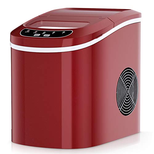 DREAMADE Eiswürfel Maschine, Eiswürfelbereiter Ice Maker, 2 Eiswürfel-Größen wählbar, 6-13 Minuten Produktzeit…