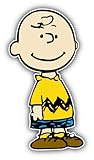 Peanuts Charlie Brown Cartoon - Sticker Graphic - Auto, Wall, Laptop, Cell, Truck Sticker for Windows, Cars, Trucks