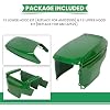ECOTRIC Lower&Upper Hood Compatible with John Deere Models LX255 LX266 LX277 LX279 LX280 LX288 LX289, 325 335 345 355D, GT225 235 235E 245, GX255 325 335 345 355 Plastic Replace for AM132595 AM132529