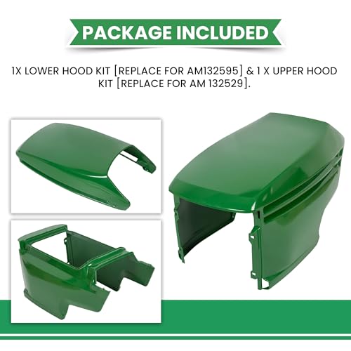 Image of ECOTRIC Lower and Upper Hood Kit Compatible With 325 335 345 GX345 LX277