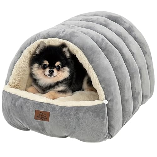 Noocyarn Covered Cat Bed Cave for Indoor Cats
