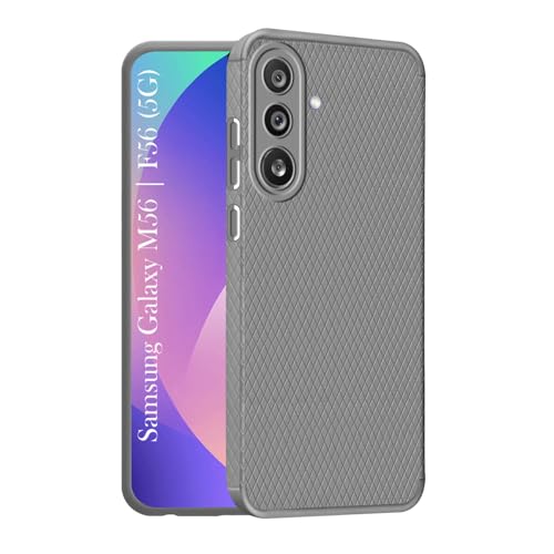 Image of Jkobi Back Cover Case for Samsung Galaxy M56 | Samsung Galaxy F56 (Liquid Silicone | Side Grip | Camera Protection)