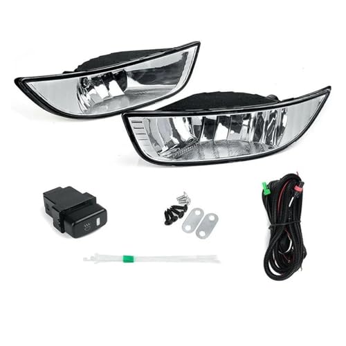 Antibrouillard pour Lancer EX 2007-2009 avec phares halogènes grilles et kit complet de câblage