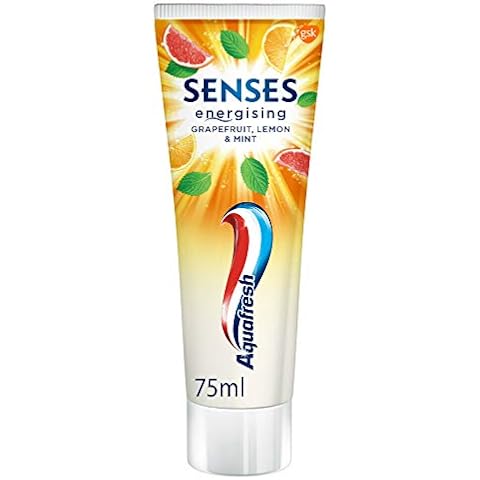 Aquafresh Senses Toothpaste with Grapefruit Mint Cover
