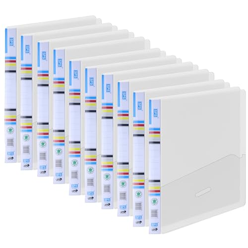 Image of SPS Transparent Report File - Set of 20 | Plastic File for A4 Documents | for Office, School & Home | Holds Up to 150 Sheets | Best for Interviews and Reports