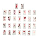 HONITANO 120シーツ枚防水花柄一時的な シール 彼岸花 ユリデザインのコスプ