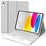 funda teclado 10 pulgadas 【Larga duración de la batería】Su tableta se pone automáticamente en reposo o se despierta cuando la cubierta está cerrada o abierta para prolongar la vida útil del dispositivo. La funda con teclado para iPad A16 lleva incorporada una batería de iones de litio recargable de alta calidad que proporciona al menos 80 horas de funcionamiento continuo y 90 días en espera con carga completa. (Recordatorio: Cargue completamente el teclado antes del primer uso)