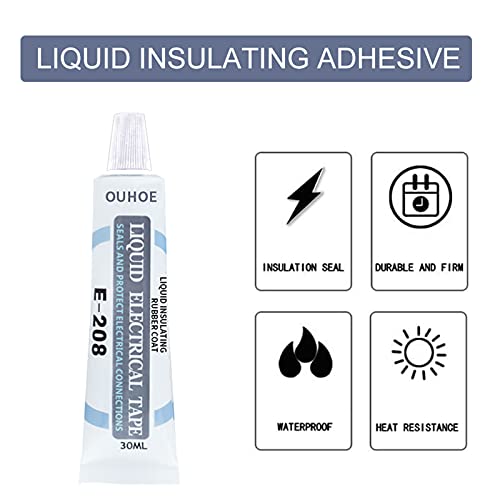 lifcasual OUHOE 30ml Revestimento de borracha isolante líquido à prova d'água anticorrosão com veda