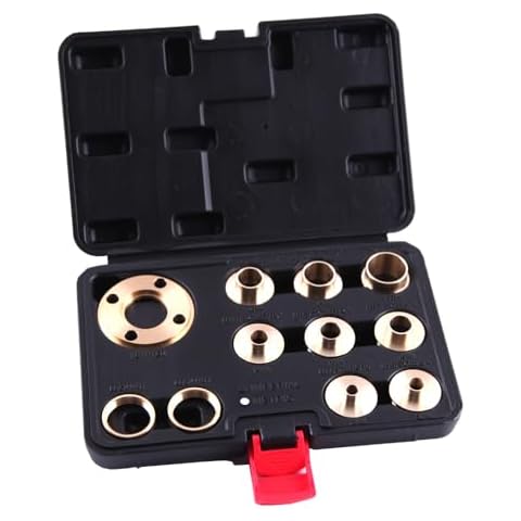 11pcs High Precision Brass Router Guide Set Cover