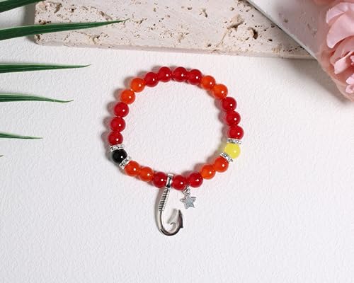 QqzsJewls Horror Nights Inspired Bracelets, Costume Gifts for Game Fans, Beaded Stone Bracelets Birthday Christmas Gifts for Best Friend Sister Daughter Son Niece2