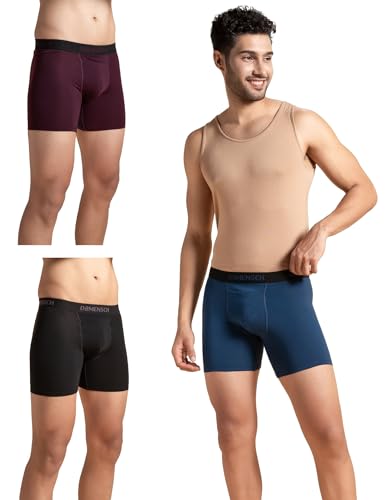 Image of DAMENSCH Mens Regular Fit Premium Cotton Blend Boxer Brief | Innerwear Men, Men Boxers, Underwear for Men, Shorts for Men, Inner for Men, Briefs for Men