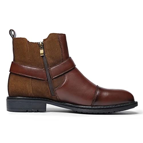 Image of Arkbird Chelsea Ankle Boots for Men Genuine Leather Oxford Casual and Formal Dress Boot