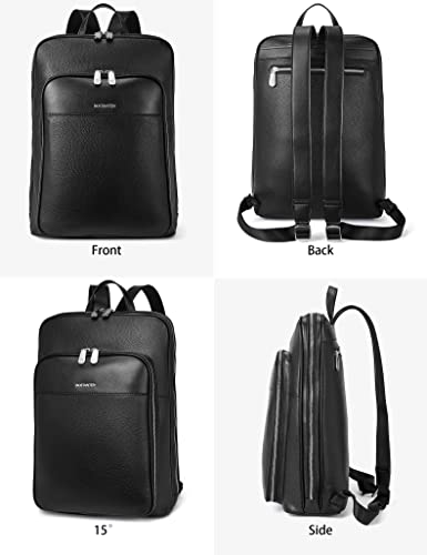 Bostanten Leather Laptop Backpack For Women 15.6 Inch Computer Bag Travel Work Daypack Large Size Bag #TOP4
