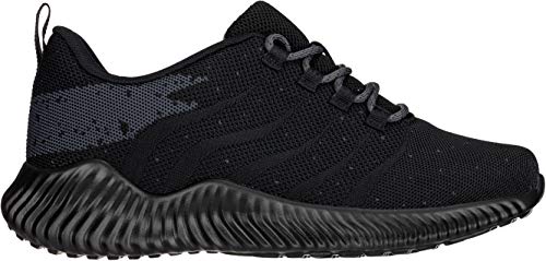 Image of CALTO Men's Invisible Height Increasing Elevator Shoes - Black /Grey Ultra Lightweight Sporty Sneakers - 2.8 Inches Taller - Q216 - Size 10.5 D(M) US