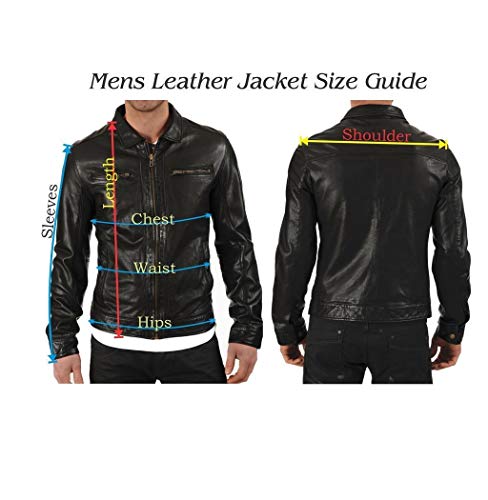 Mens Distress Leather Jackets Motorcycle Bomber Biker Stylish Outerwear Zipper Black Jacket (as1, alpha, m, regular, regular, White)2