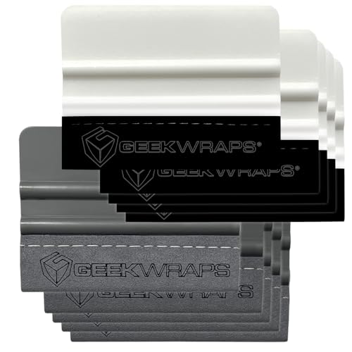 GEEKWRAPS Hard and Soft Car Wrap Vinyl Applicator Squeegee Combo