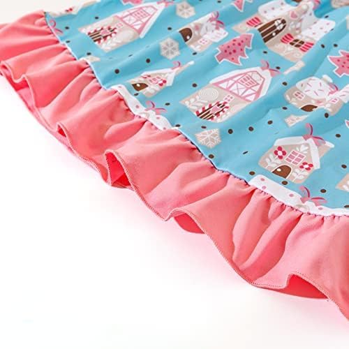 Christmas Toddler Girls Dress Pink Winter Long Sleeves Dress 3-4T - Image 5